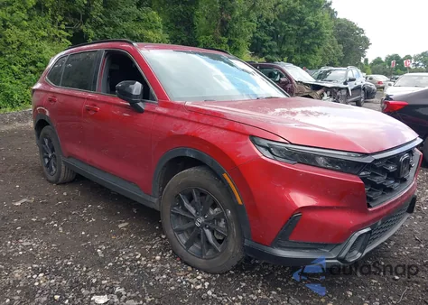 2023 Honda Cr-V Hybrid Sport из США, поврежденный, VIN 7FARS6H50PE034802